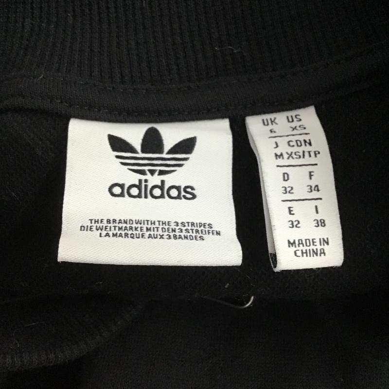 アディダスオリジナルス adidas originals ジャケット、上着 ジャンパー、ブルゾン BK2306 XbyOTrackJacket ジップアップジャケット スポーツウェア ジャージ L 無地 黒 / ブラック / レディース USED 古着 中古 10103230