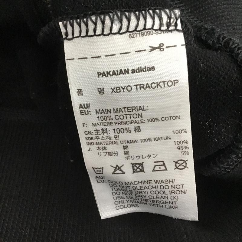 アディダスオリジナルス adidas originals ジャケット、上着 ジャンパー、ブルゾン BK2306 XbyOTrackJacket ジップアップジャケット スポーツウェア ジャージ L 無地 黒 / ブラック / レディース USED 古着 中古 10103230