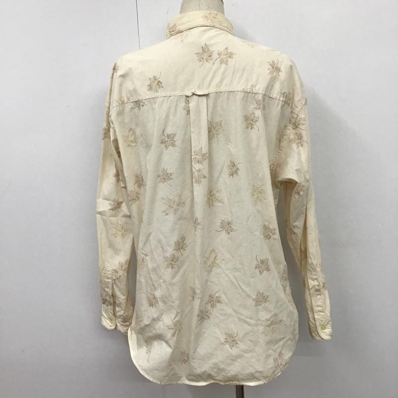 チャップスラルフローレン CHAPSRALPHLAUREN シャツ、ブラウス 長袖 長袖シャツ カラーシャツ ポケットシャツ 長袖カットソー ボタンダウンシャツ XL 総柄 ベージュ / ベージュ / メンズ USED 古着 中古 10103246