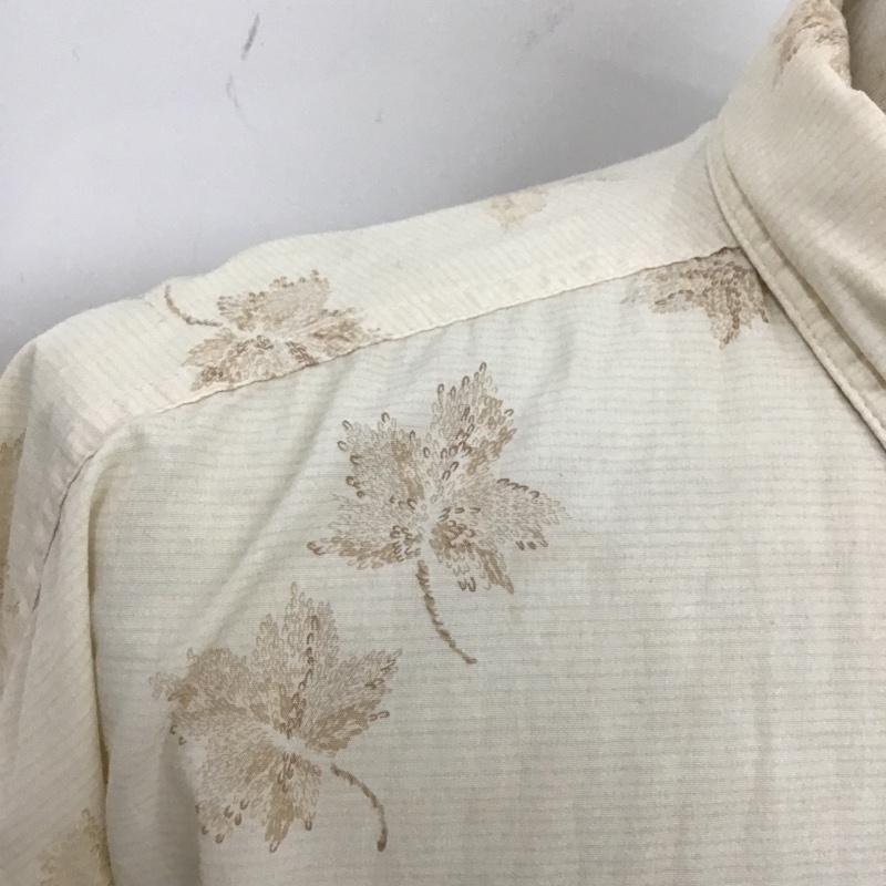 チャップスラルフローレン CHAPSRALPHLAUREN シャツ、ブラウス 長袖 長袖シャツ カラーシャツ ポケットシャツ 長袖カットソー ボタンダウンシャツ XL 総柄 ベージュ / ベージュ / メンズ USED 古着 中古 10103246