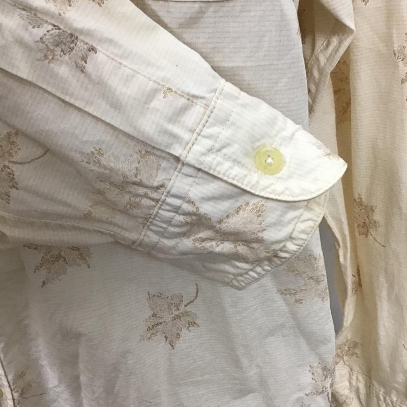 チャップスラルフローレン CHAPSRALPHLAUREN シャツ、ブラウス 長袖 長袖シャツ カラーシャツ ポケットシャツ 長袖カットソー ボタンダウンシャツ XL 総柄 ベージュ / ベージュ / メンズ USED 古着 中古 10103246