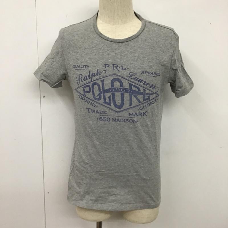 ポロラルフローレン POLO RALPH LAUREN Tシャツ 半袖 半袖カットソー プリントTシャツ クルーネックカットソー S プリント 灰 / グレー / メンズ USED 古着 中古 10103253
