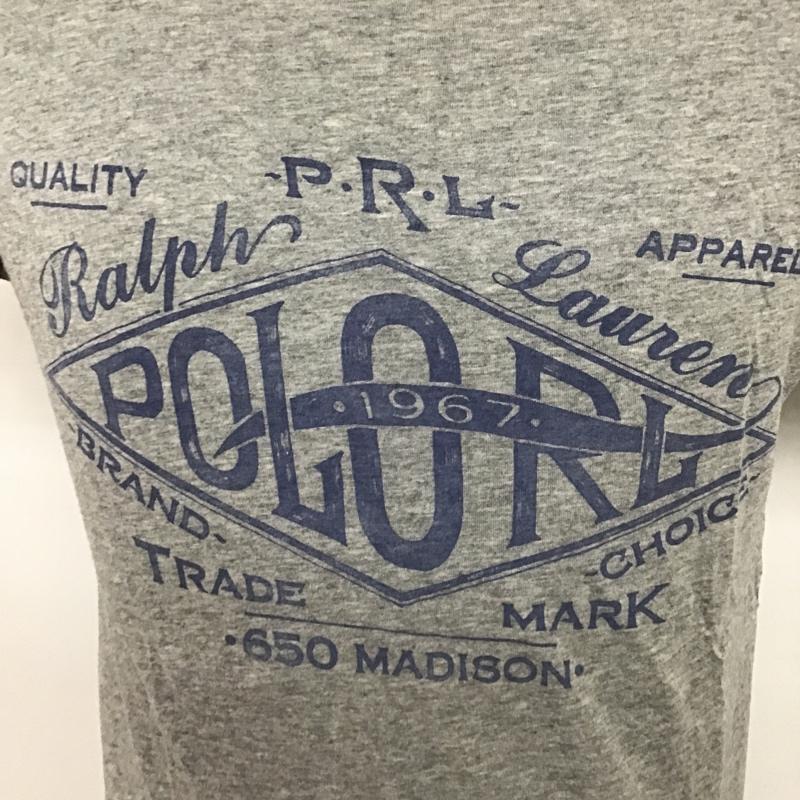 ポロラルフローレン POLO RALPH LAUREN Tシャツ 半袖 半袖カットソー プリントTシャツ クルーネックカットソー S プリント 灰 / グレー / メンズ USED 古着 中古 10103253