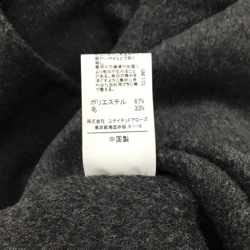 グリーンレーベルリラクシング green label relaxing ベスト ベスト 3622-137-0182 リバーベスト ロングベスト Vネック 無地 灰 / グレー / レディース USED 古着 中古 10103281