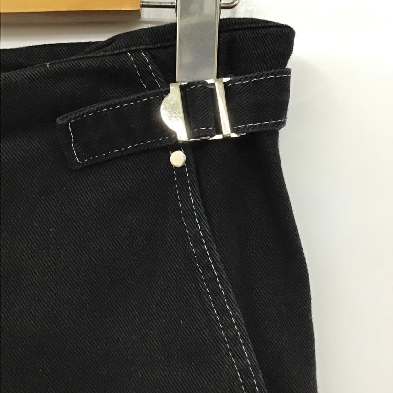エイメル amel パンツ デニム、ジーンズ M 無地 黒 / ブラック /  レディース USED 古着 中古 10103282