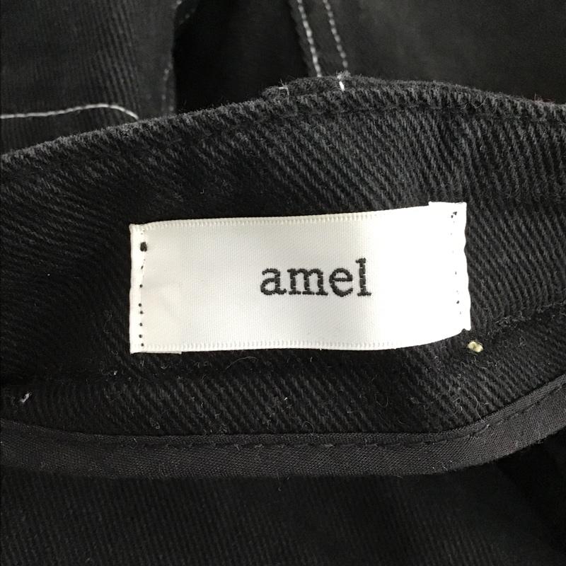 エイメル amel パンツ デニム、ジーンズ M 無地 黒 / ブラック /  レディース USED 古着 中古 10103282