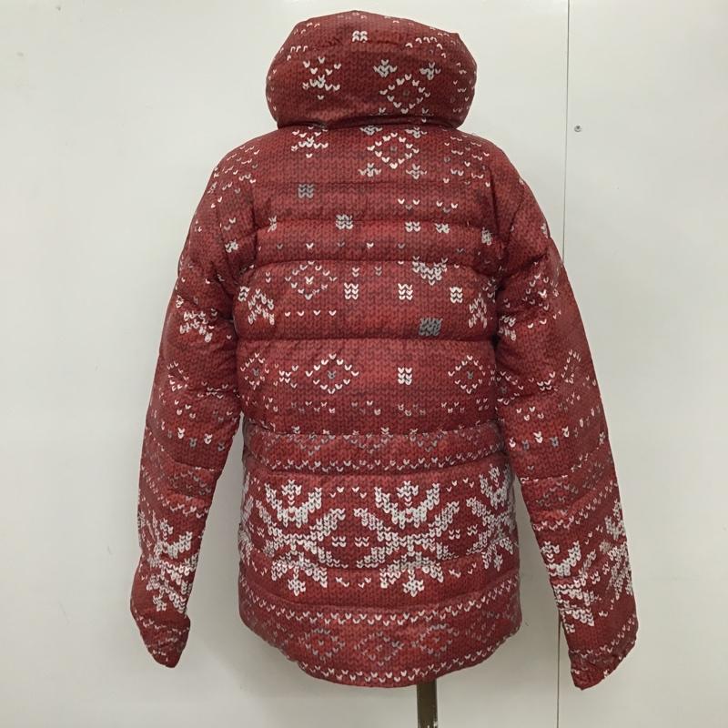ヘリーハンセン HELLY HANSEN ジャケット、上着 ジャンパー、ブルゾン HE11601 ダウンジャケット アウター ジップアップジャケット L 総柄 X プリント 赤 / レッド / レディース USED 古着 中古 10103284