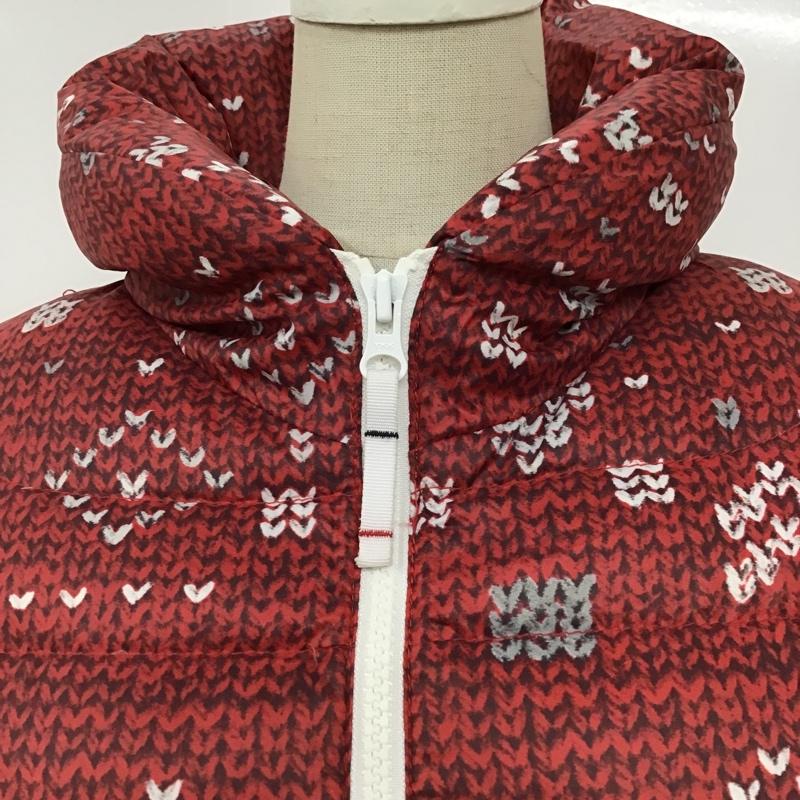 ヘリーハンセン HELLY HANSEN ジャケット、上着 ジャンパー、ブルゾン HE11601 ダウンジャケット アウター ジップアップジャケット L 総柄 X プリント 赤 / レッド / レディース USED 古着 中古 10103284