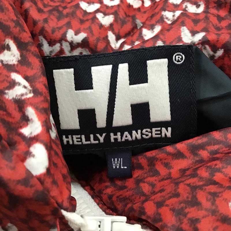 ヘリーハンセン HELLY HANSEN ジャケット、上着 ジャンパー、ブルゾン HE11601 ダウンジャケット アウター ジップアップジャケット L 総柄 X プリント 赤 / レッド / レディース USED 古着 中古 10103284