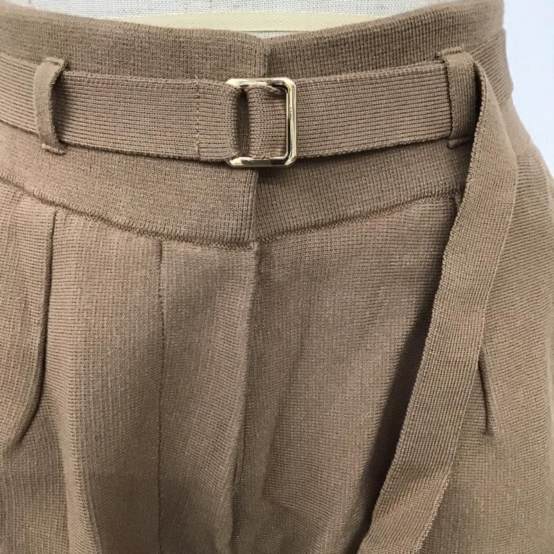 スナイデル SNIDEL パンツ ショートパンツ SWNP184172 ハーフパンツ カジュアルパンツ ショートパンツ 0 無地 茶 / ブラウン /  レディース USED 古着 中古 10103287