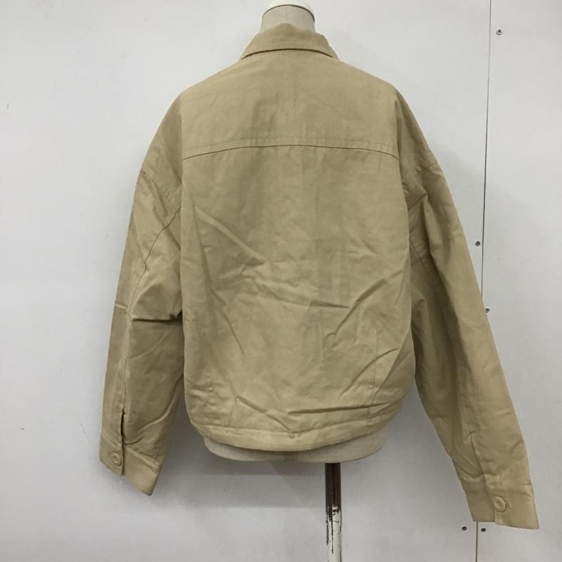 アズールバイマウジー AZUL BY MOUSSY ジャケット、上着 ジャンパー、ブルゾン 250DSS30-028B ポケットショートジャケット アウター カラージャケット L 無地 ベージュ / ベージュ / レディース USED 古着 中古 10103293