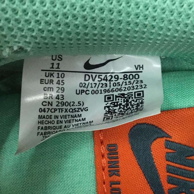ナイキ NIKE スニーカー スニーカー DV5429 800 SB DUNK LOW PRO PREMIUM 29cm 箱有 29.0cm ロゴ、文字 橙 / オレンジ / X 薄緑 / ライトグリーン / メンズ USED 古着 中古 10103308