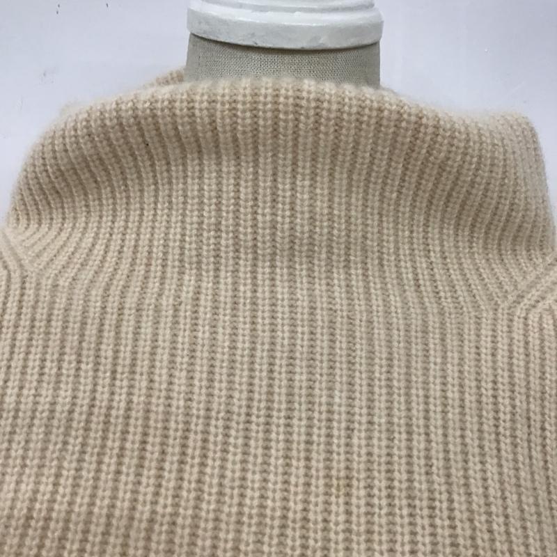 ザラ ZARA ニット、セーター 長袖 長袖セーター ニットカットソー サイド編み上げ S 無地 ベージュ / ベージュ / レディース USED 古着 中古 10103314