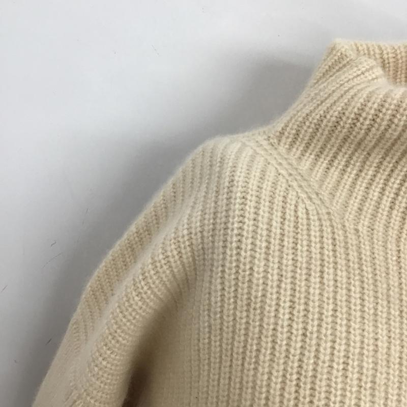ザラ ZARA ニット、セーター 長袖 長袖セーター ニットカットソー サイド編み上げ S 無地 ベージュ / ベージュ / レディース USED 古着 中古 10103314