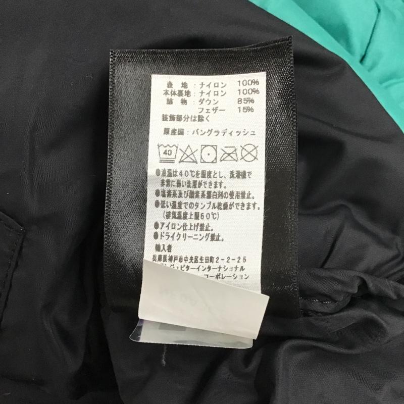 ザノースフェイス THE NORTH FACE ジャケット、上着 ジャンパー、ブルゾン NF0A3C8D ダウンジャケット ジップアップジャケット アウター XXL ロゴ、文字 黒 / ブラック / X 緑 / グリーン / メンズ USED 古着 中古 10103330