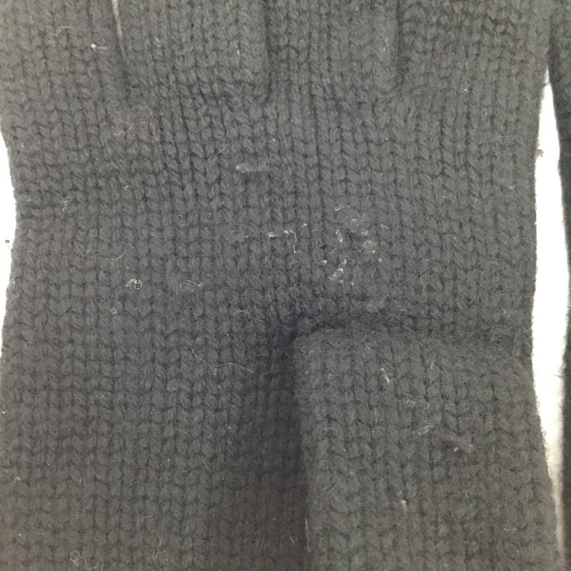 ポロラルフローレン POLO RALPH LAUREN ファッション小物 手袋 ウール ワンポイント 黒 / ブラック / メンズ USED 古着 中古 10103336