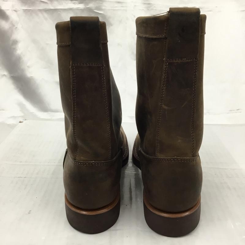 チペワ Chippewa ブーツ 一般 91093 VINTAGE WELLINGTON BOOTS 7.5D ワンポイント 茶 / ブラウン / メンズ USED 古着 中古 10103393
