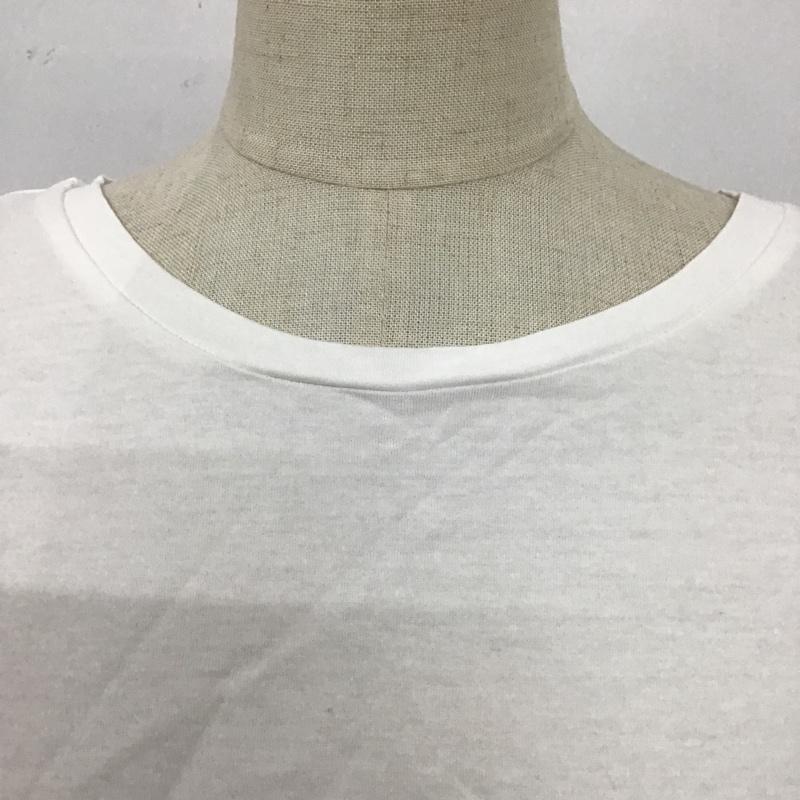 ザラ ZARA Tシャツ 半袖 L 無地 白 / ホワイト / レディース USED 古着 中古 10103405