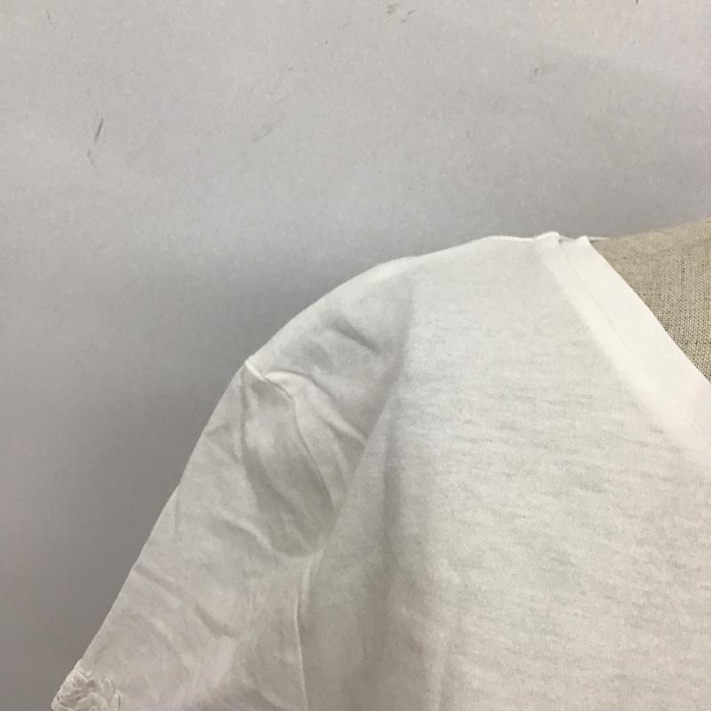 ザラ ZARA Tシャツ 半袖 L 無地 白 / ホワイト / レディース USED 古着 中古 10103405