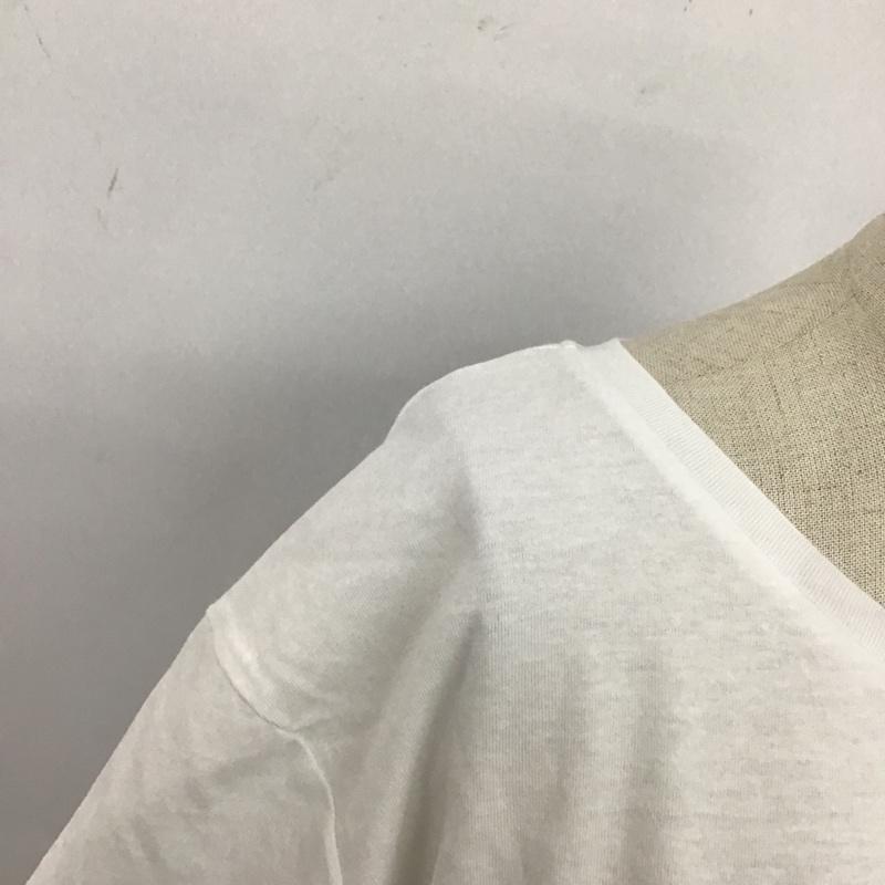 ザラ ZARA Tシャツ 半袖 L 無地 白 / ホワイト / レディース USED 古着 中古 10103408