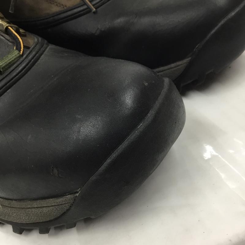 ティンバーランド Timberland アウトドアシューズ アウトドアシューズ 86128 トレッキング 9.5M ウォータープルーフ ワンポイント 茶 / ブラウン / X 黒 / ブラック / メンズ USED 古着 中古 10103409