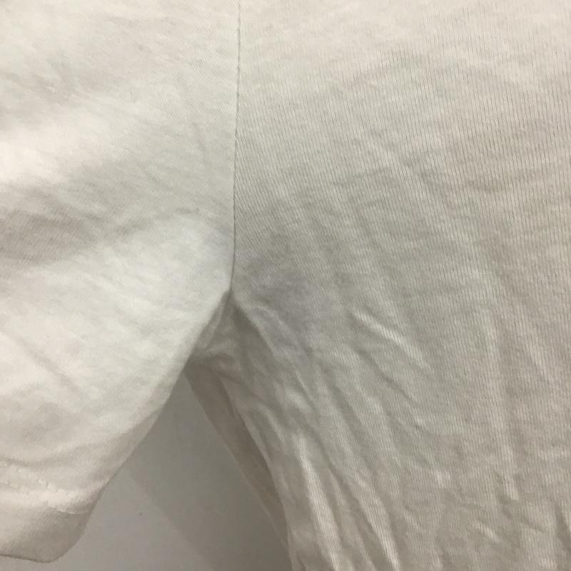 ザラ ZARA Tシャツ 半袖 M 無地 X ロゴ、文字 白 / ホワイト / レディース USED 古着 中古 10103410