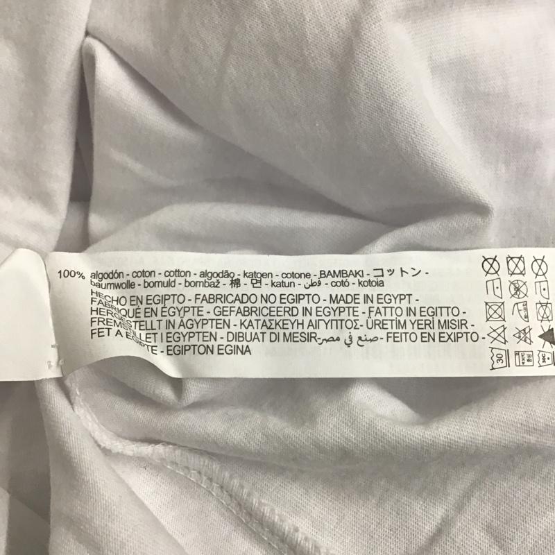 ザラ ZARA Tシャツ 半袖 M 無地 X ロゴ、文字 白 / ホワイト / レディース USED 古着 中古 10103410