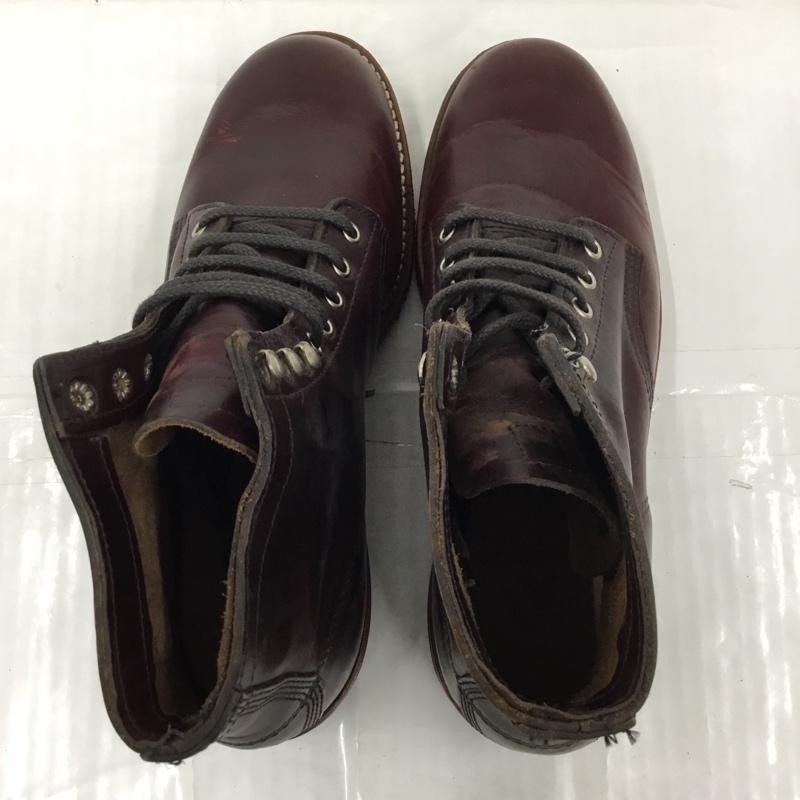 チペワ Chippewa ブーツ ショートブーツ ワークブーツ 26cm 26.0cm 無地 ダークブラウン / ダークブラウン / メンズ USED 古着 中古 10103418