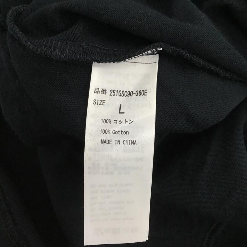 アズールバイマウジー AZUL BY MOUSSY Tシャツ 半袖 251GSC90-360E TRICKSTER TEE L ロゴ、文字 黒 / ブラック / レディース USED 古着 中古 10103419