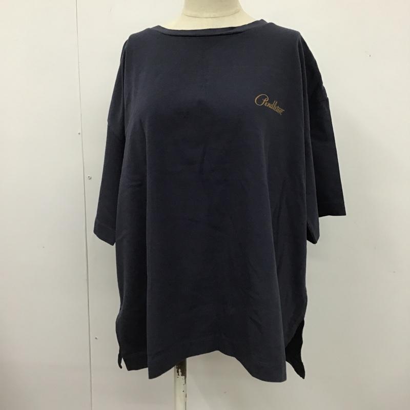 ベイフロー BAYFLOW Tシャツ 半袖 PENDLETON FREE プリント 紺 / ネイビー / レディース USED 古着 中古 10103432