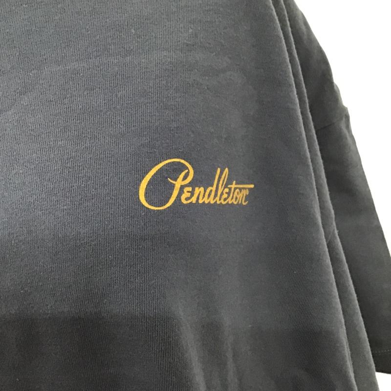ベイフロー BAYFLOW Tシャツ 半袖 PENDLETON FREE プリント 紺 / ネイビー / レディース USED 古着 中古 10103432