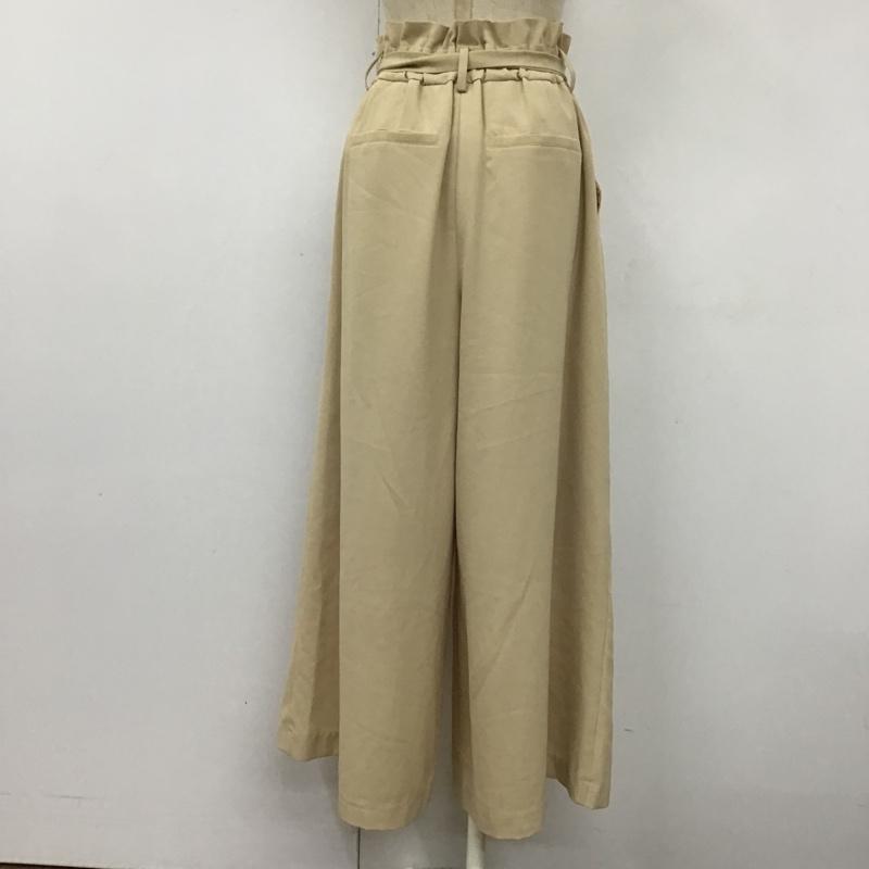 ロイヤルパーティー ROYAL PARTY パンツ スラックス ワイドパンツ FREE 無地 ベージュ / ベージュ /  レディース USED 古着 中古 10103442