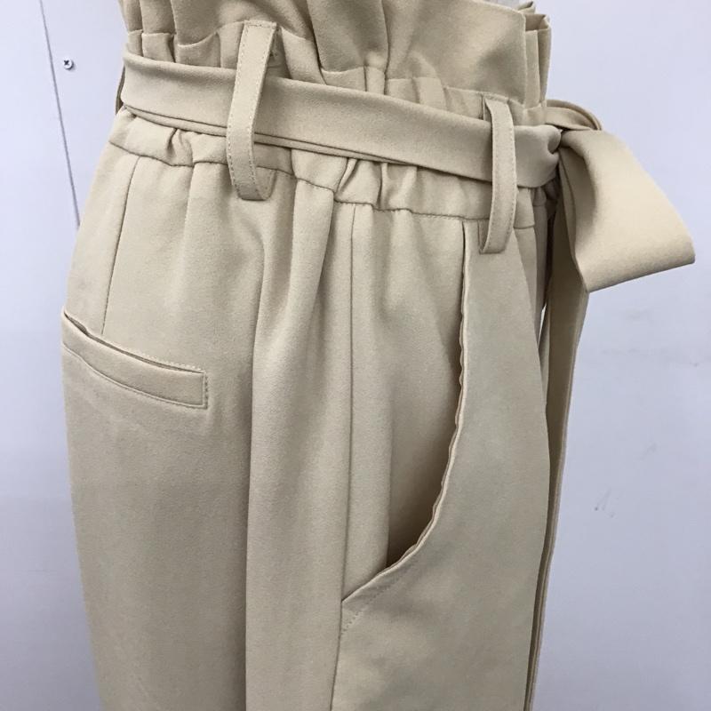 ロイヤルパーティー ROYAL PARTY パンツ スラックス ワイドパンツ FREE 無地 ベージュ / ベージュ /  レディース USED 古着 中古 10103442