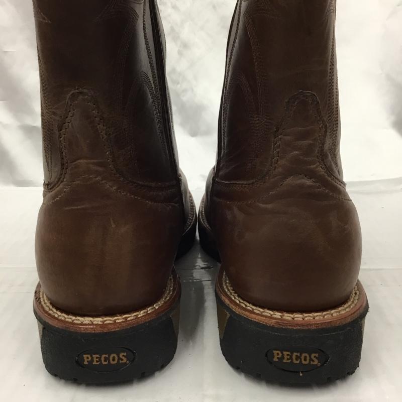 レッドウィング RED WING ブーツ ウエスタンブーツ PECOS USA8 US:8 茶 / ブラウン / メンズ USED 古着 中古 10103446