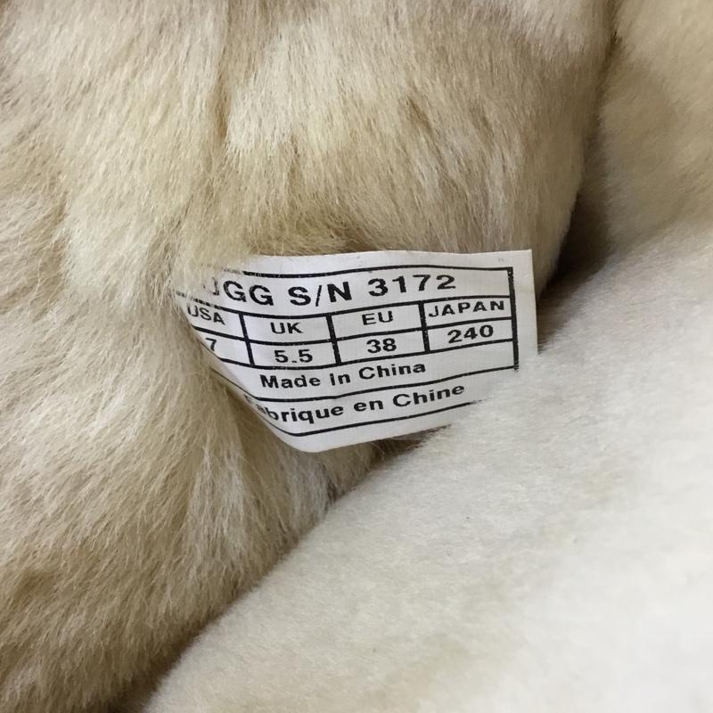 アグ UGG ブーツ ロングブーツ 3172 ニーハイブーツ 箱有 24cm 24.0cm 無地 キャメル / キャメル / レディース USED 古着 中古 10103454