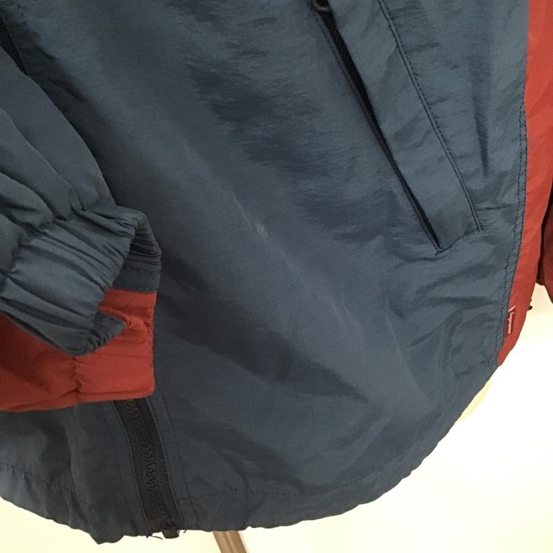 シュプリーム Supreme ジャケット、上着 ジャンパー、ブルゾン 2018AW 2-TONEZIPUPJACKET ジップアップジャケット パーカー ジャンパー M ロゴ、文字 紺 / ネイビー / X えんじ / ワインレッド / メンズ USED 古着 中古 10103457
