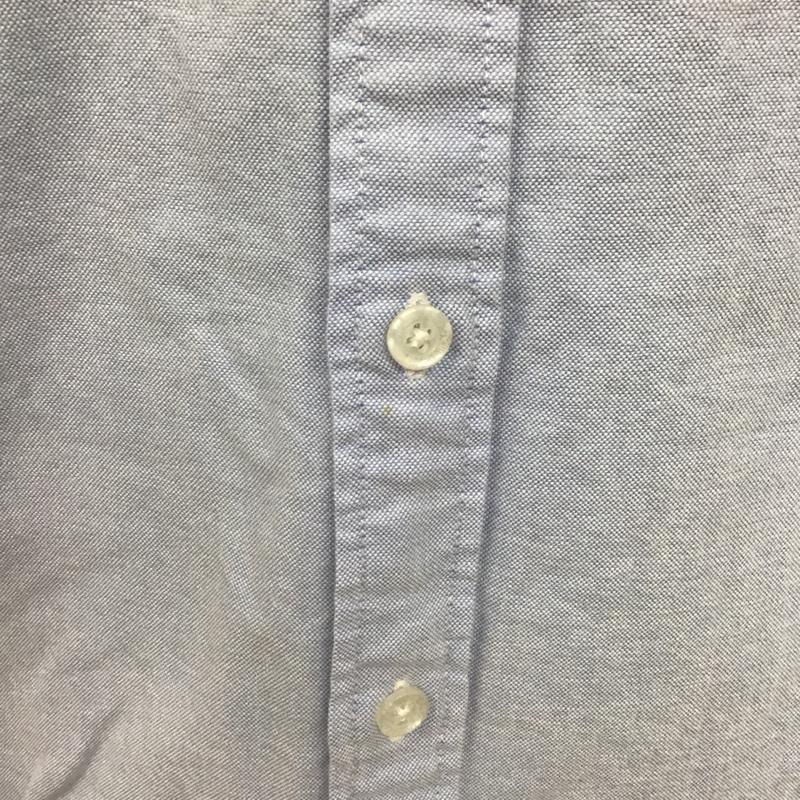 アベイシングエイプ A BATHING APE シャツ、ブラウス 半袖 半袖シャツ カラーシャツ 半袖カットソー ボタンダウンシャツ M ロゴ、文字 水色 / ライトブルー / メンズ USED 古着 中古 10103472