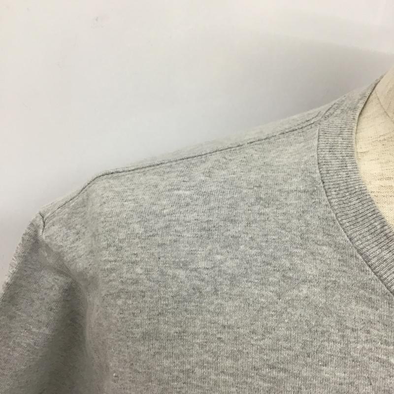 アベイシングエイプ A BATHING APE Tシャツ 半袖 半袖カットソー プリントTシャツ クルーネックカットソー M ロゴ、文字 灰 / グレー / メンズ USED 古着 中古 10103476