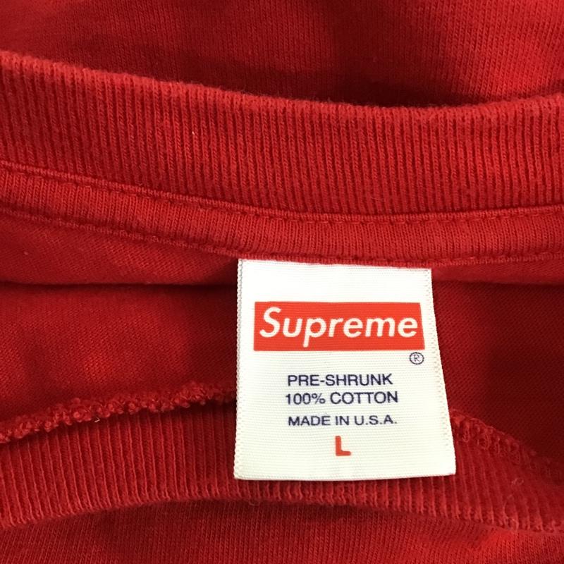 シュプリーム Supreme Tシャツ 半袖 Eternal Tee L プリント 赤 / レッド / メンズ USED 古着 中古 10103480