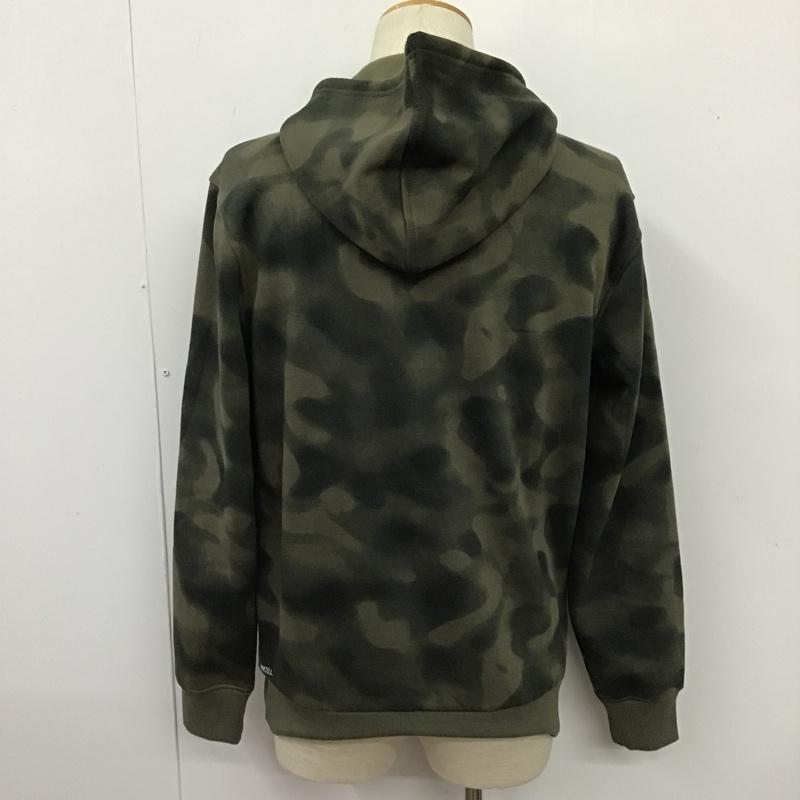 プーマ PUMA パーカー 長袖 521269-44 裏起毛 M カモフラージュ柄・迷彩 マルチカラー / マルチカラー / メンズ USED 古着 中古 10103489
