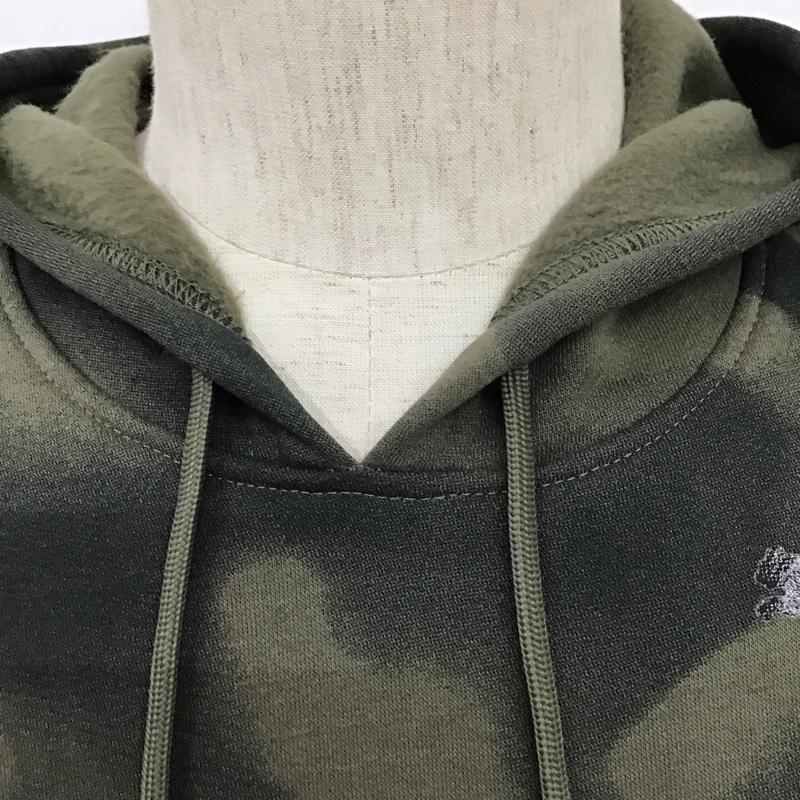 プーマ PUMA パーカー 長袖 521269-44 裏起毛 M カモフラージュ柄・迷彩 マルチカラー / マルチカラー / メンズ USED 古着 中古 10103489