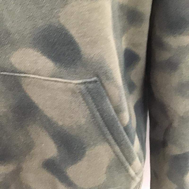 プーマ PUMA パーカー 長袖 521269-44 裏起毛 M カモフラージュ柄・迷彩 マルチカラー / マルチカラー / メンズ USED 古着 中古 10103489
