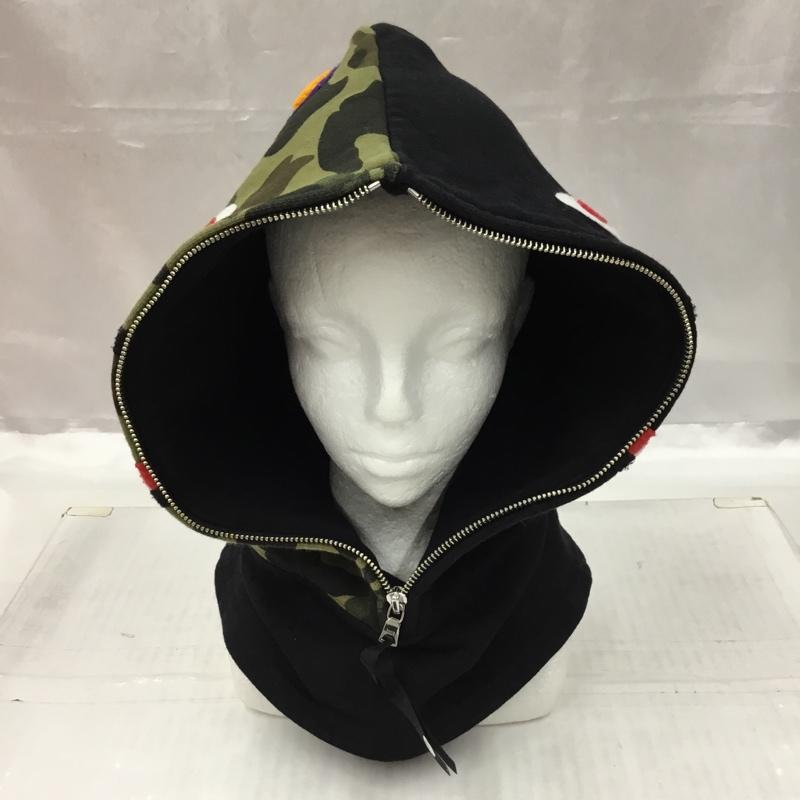 アベイシングエイプ A BATHING APE ファッション小物 ファッション小物 1ST CAMO SHARK FACE MASK HOODIE マルチカラー / マルチカラー / メンズ USED 古着 中古 10103490