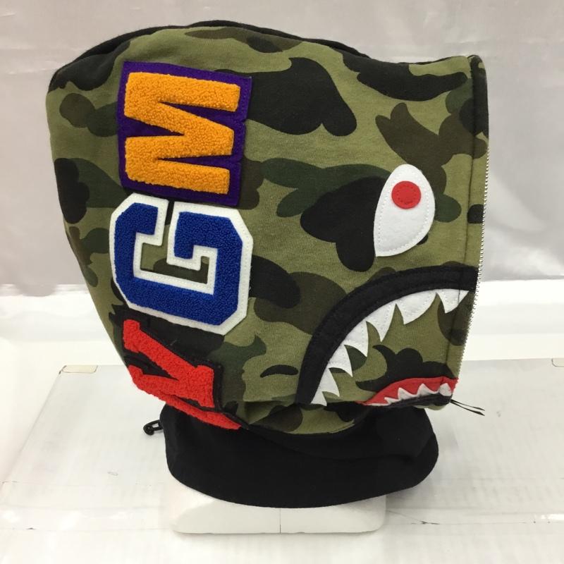 アベイシングエイプ A BATHING APE ファッション小物 ファッション小物 1ST CAMO SHARK FACE MASK HOODIE マルチカラー / マルチカラー / メンズ USED 古着 中古 10103490
