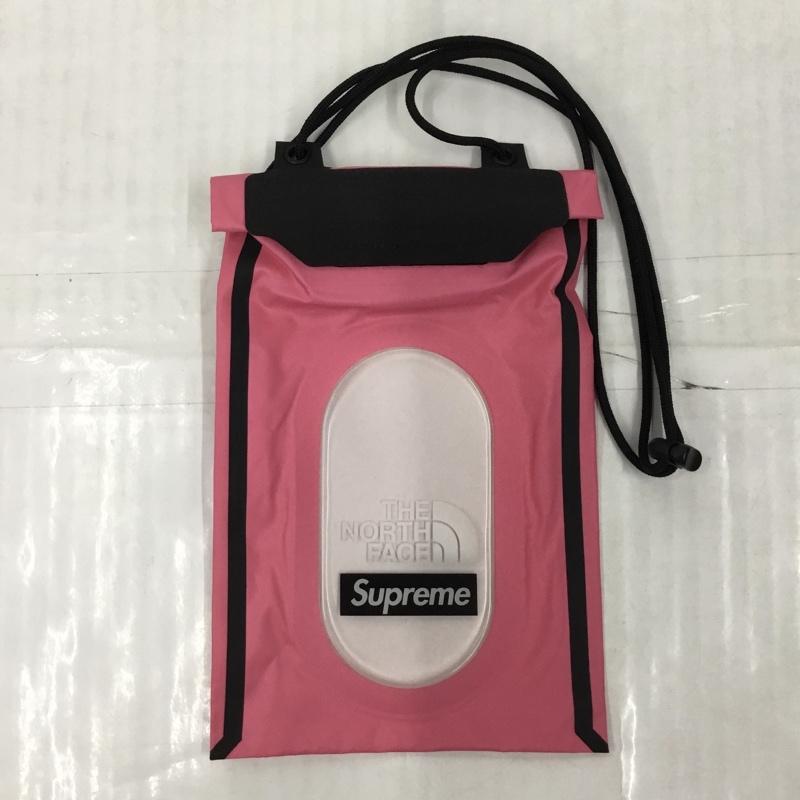 シュプリーム Supreme ショルダーバッグ ショルダーバッグ NM82127I THE NORTH FACE ネックポーチ ロゴ、文字 桃 / ピンク / X 黒 / ブラック / メンズ USED 古着 中古 10103495