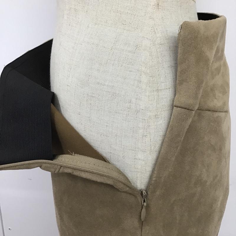 ザラベーシック ZARA BASIC ボトムス ボトムス スウェードパンツ スリムパンツ ストレッチジーンズ センタータックパンツ M 無地 ベージュ / ベージュ /  レディース USED 古着 中古 10103532