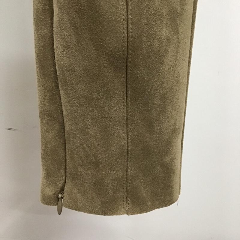 ザラベーシック ZARA BASIC ボトムス ボトムス スウェードパンツ スリムパンツ ストレッチジーンズ センタータックパンツ M 無地 ベージュ / ベージュ /  レディース USED 古着 中古 10103532