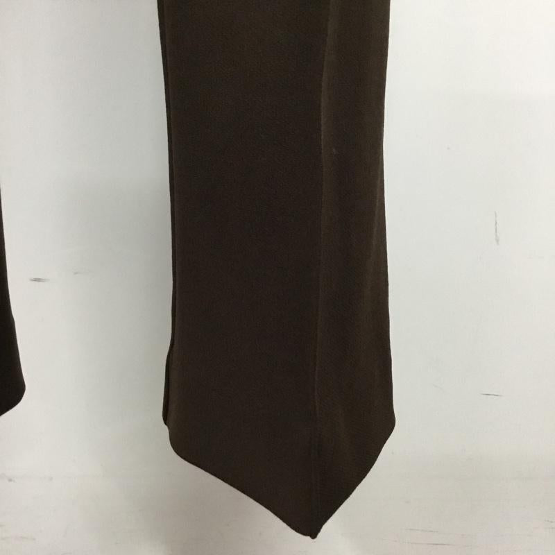 アースミュージックアンドエコロジー earth music&ecology パンツ スラックス M 無地 茶 / ブラウン /  レディース USED 古着 中古 10103547