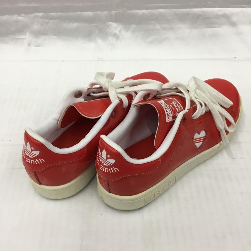 アディダス adidas スニーカー スニーカー G28136 STAN SMITH W 22cm ハート 22.0cm ロゴ、文字 赤 / レッド / X 白 / ホワイト / レディース USED 古着 中古 10103551