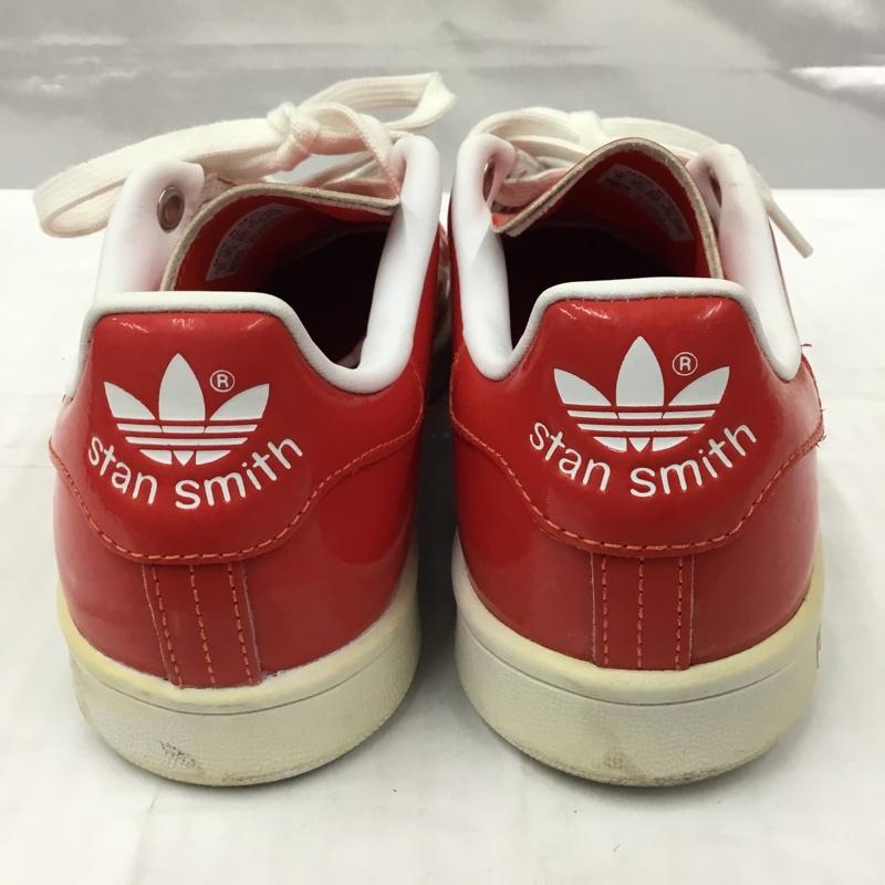 アディダス adidas スニーカー スニーカー G28136 STAN SMITH W 22cm ハート 22.0cm ロゴ、文字 赤 / レッド / X 白 / ホワイト / レディース USED 古着 中古 10103551